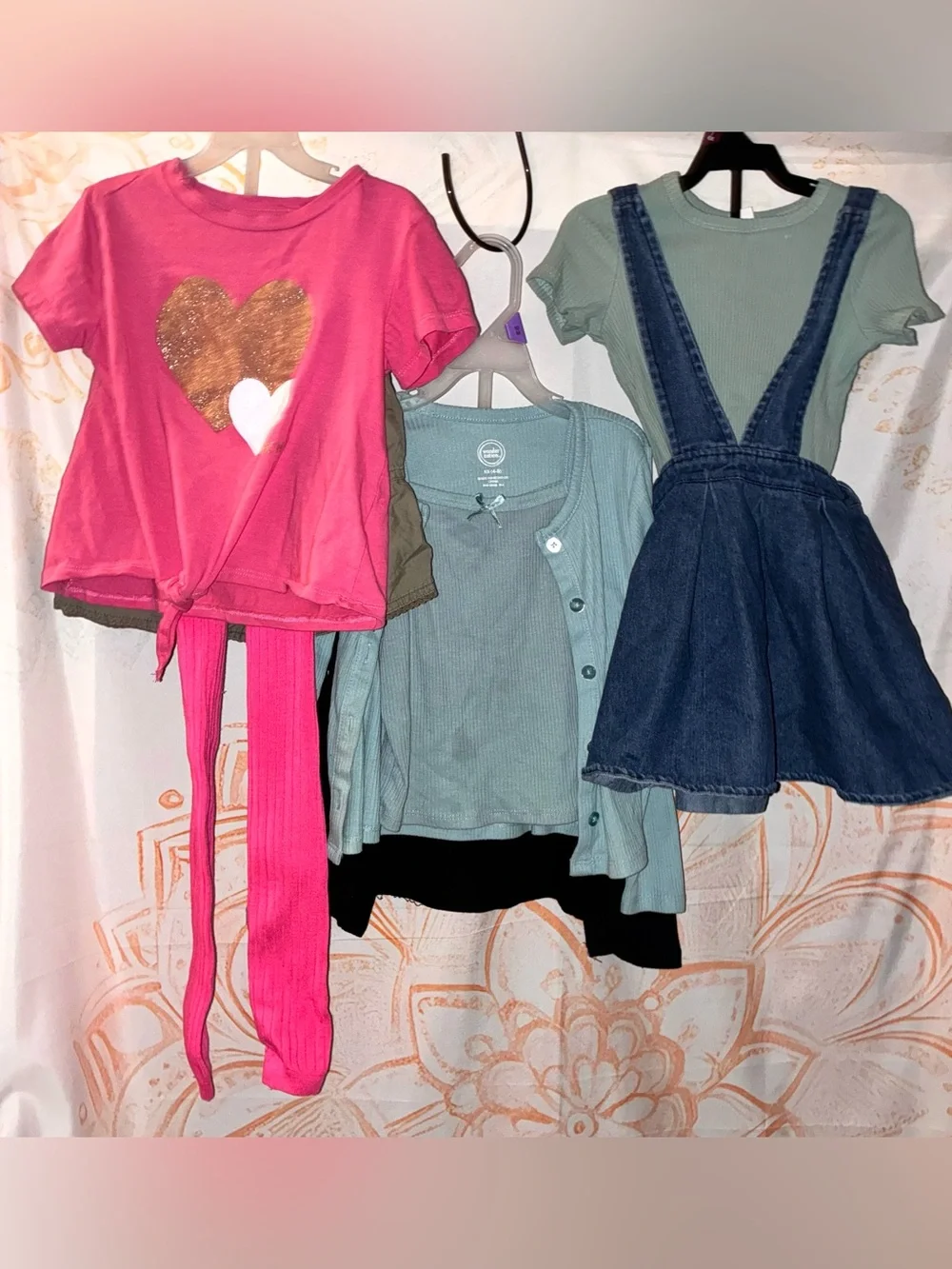Toddler Girls Bundle of Skirts, Shirts, Cardigans, & Leggins
